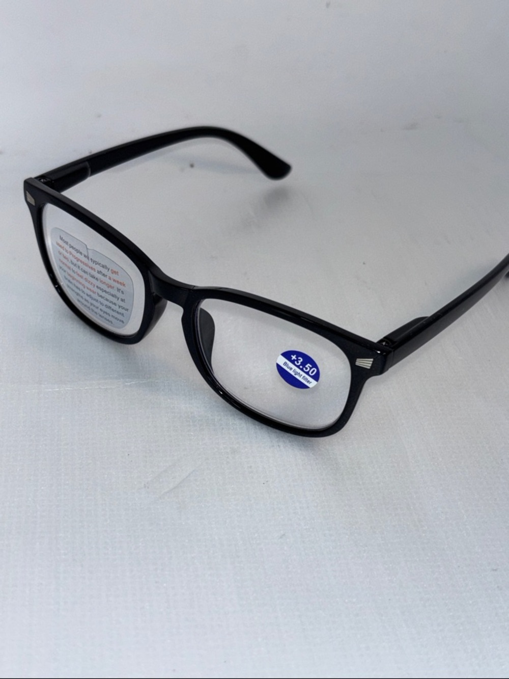 CCVOI Reading Glasses  +3.5 black reading glasses New